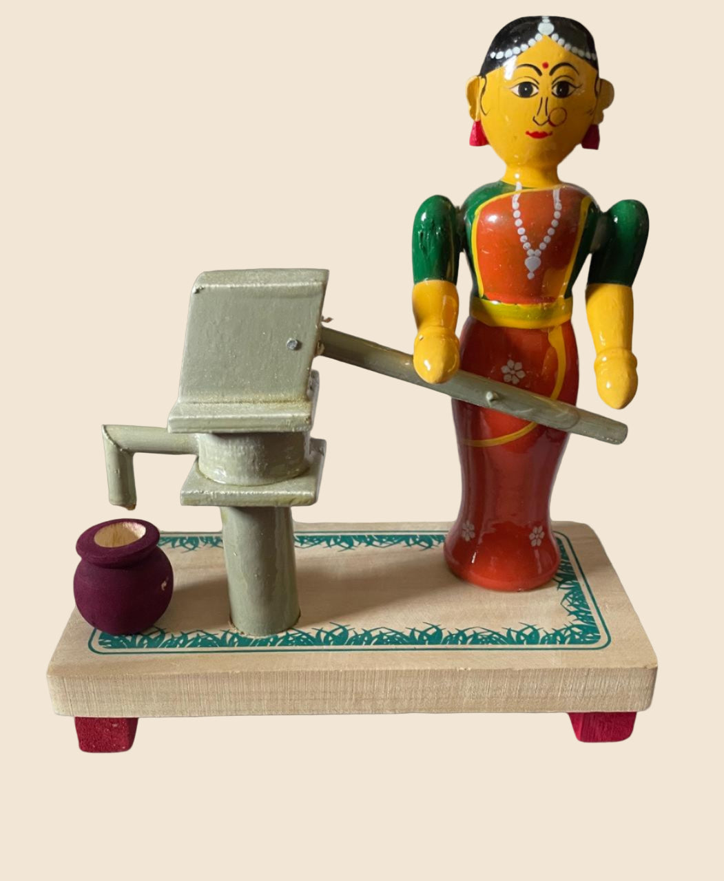 Wooden Waterpump - Chennapatna