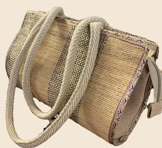 Round Hand Bag with Zip image 1