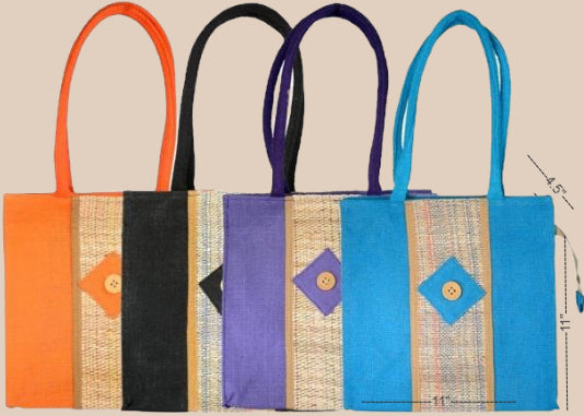 Banana fibre jute Return Gift/Lunch bag image 0