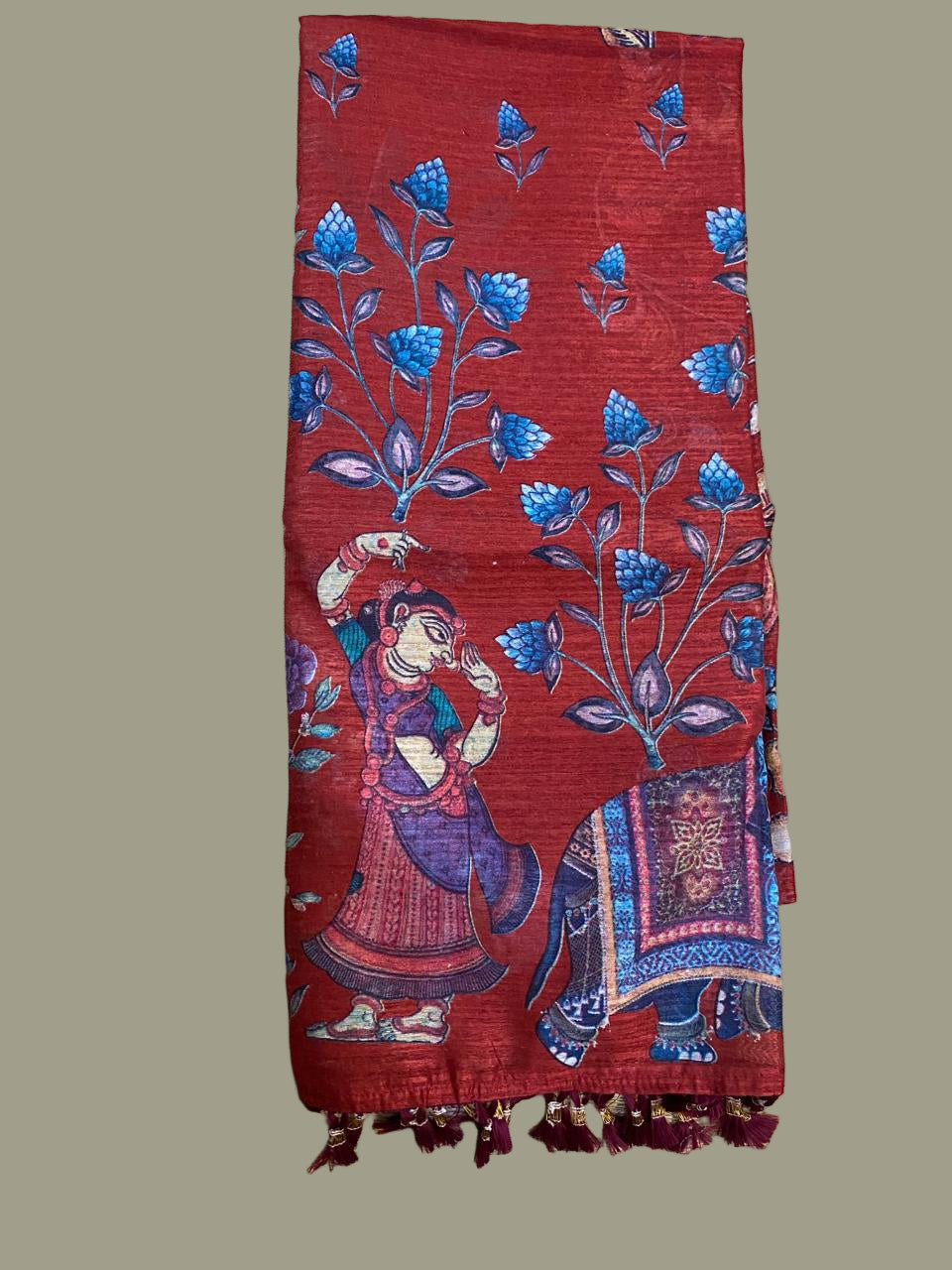 Jute cotton saree