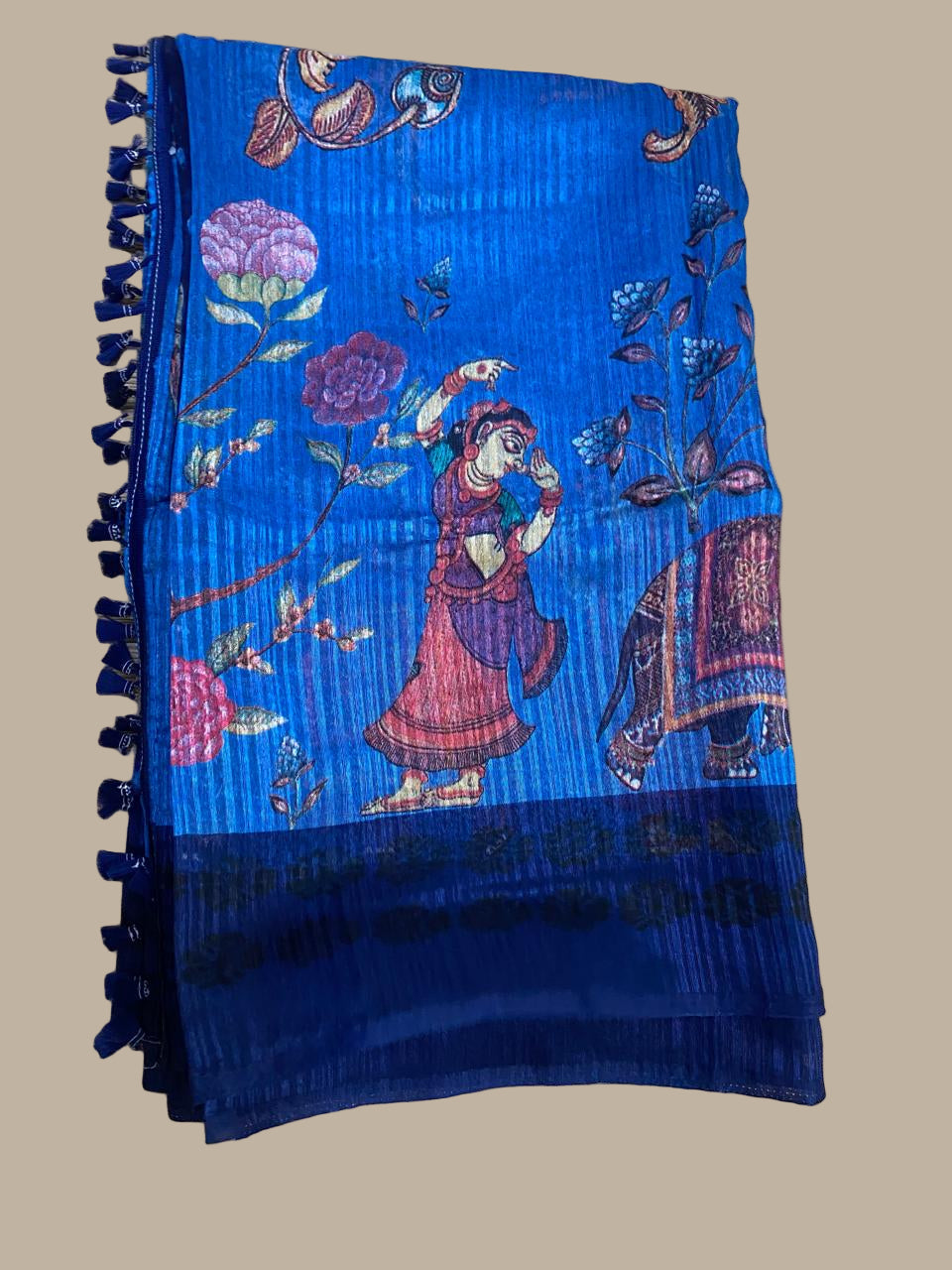 Jute cotton saree